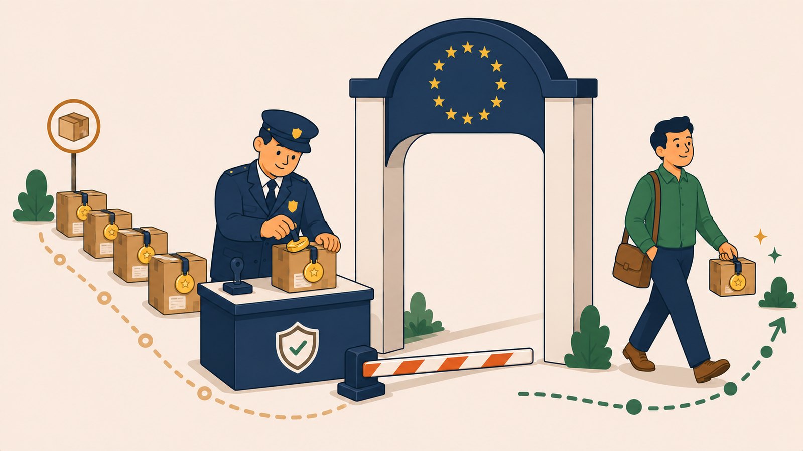 Illustration for the article The EU Just Scrapped the €150 De Minimis: What Non-EU Sellers Need to Know