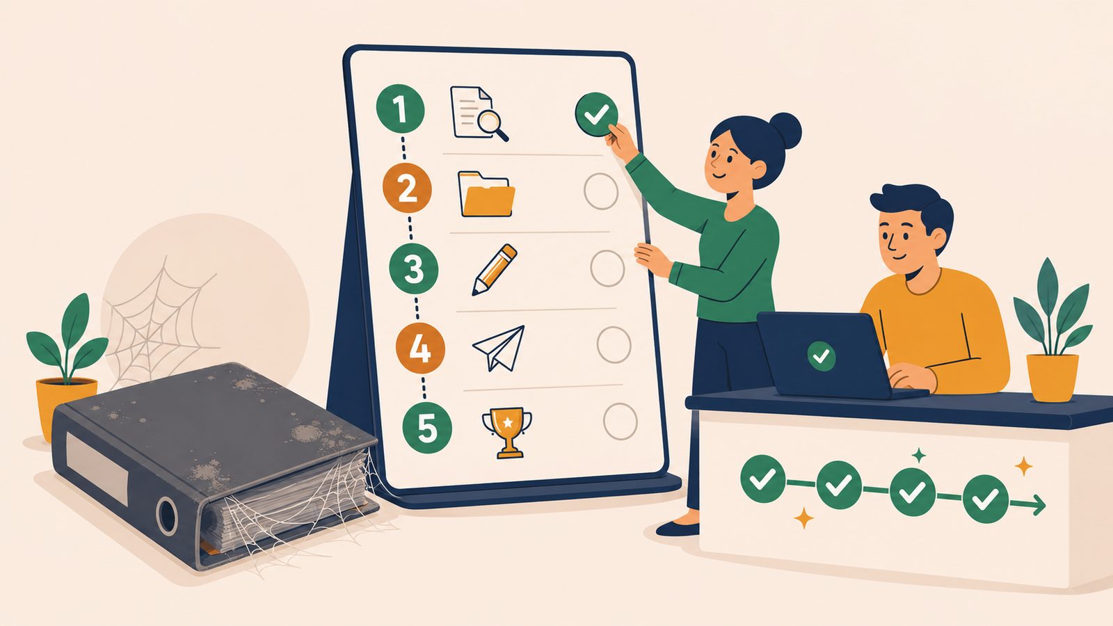 Illustration for the article How to Write SOPs Your Team Will Actually Use