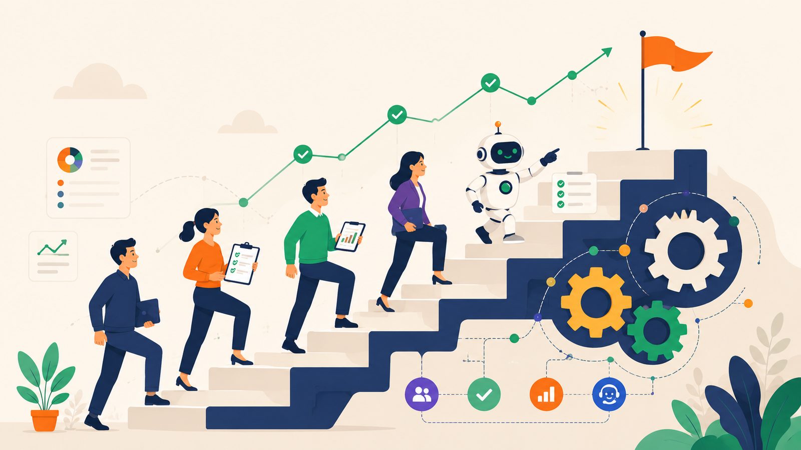 Illustration for the article Operational Excellence: Your Path to Running a Better Business