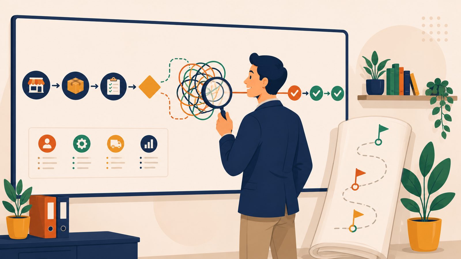 Illustration for the article What Does an Operations Consultant Actually Do?